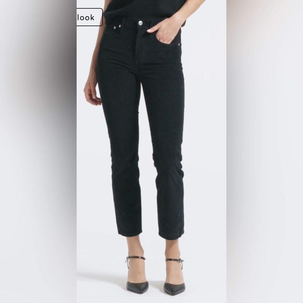 J. Crew Vintage Slim Straight Black Corduroys 31T